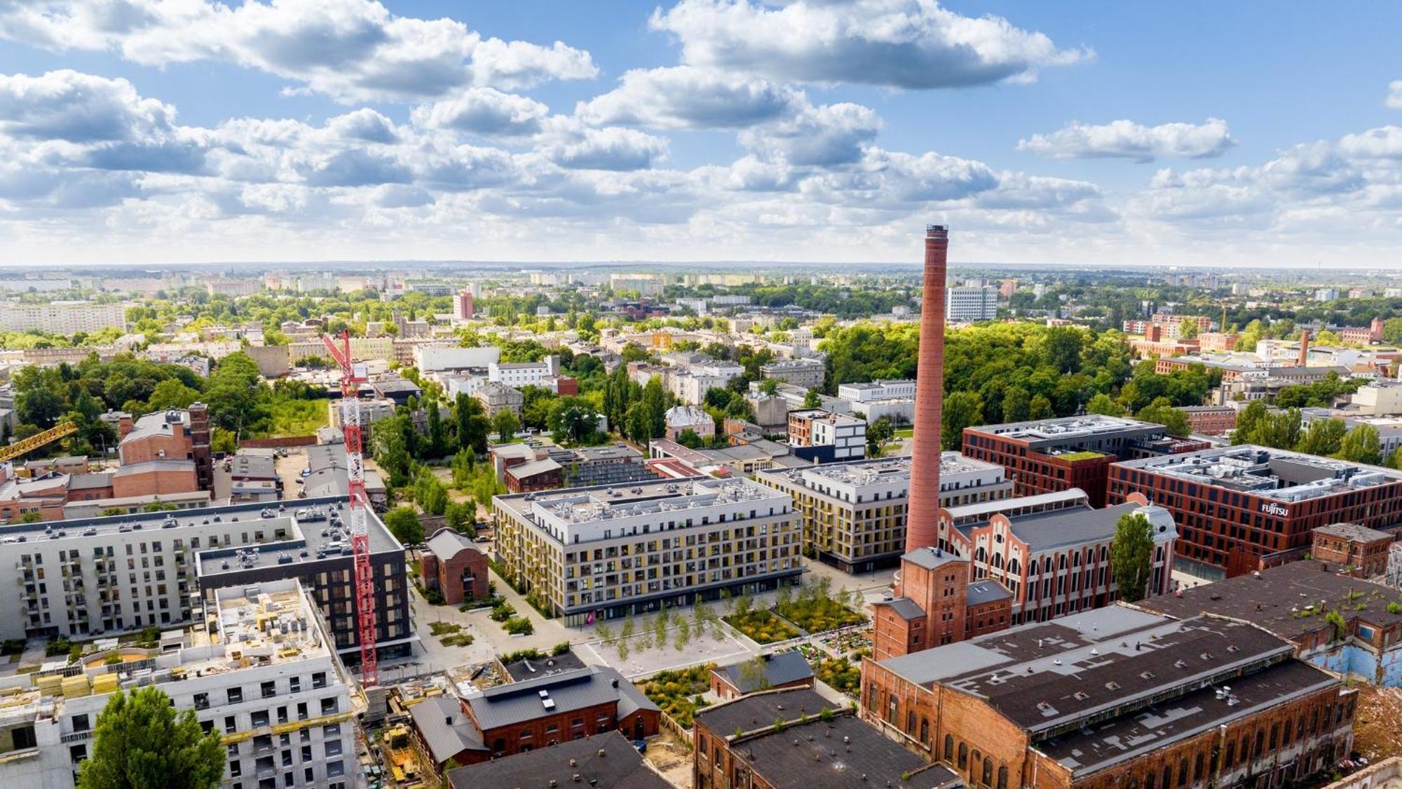 Fuzja Sen Fabrykanta - Darmowy Parking Łódź Kültér fotó